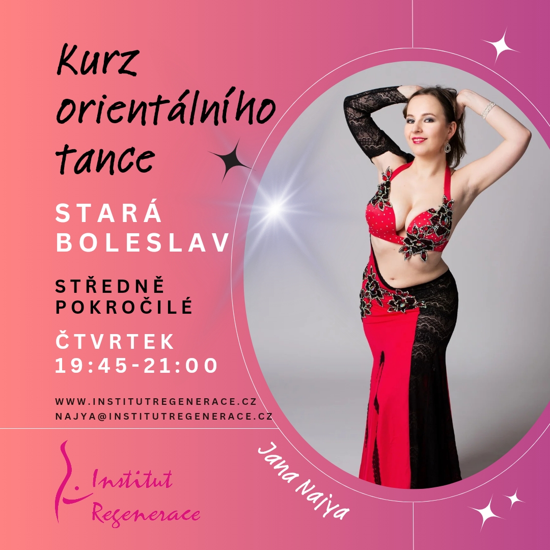 Najya_S.Boleslav_ČT_SP_IR kurzy 9-2024 Moderní orientální tanec (pokročilé) od 17.09.2026, Stará Boleslav - Obrázek 1