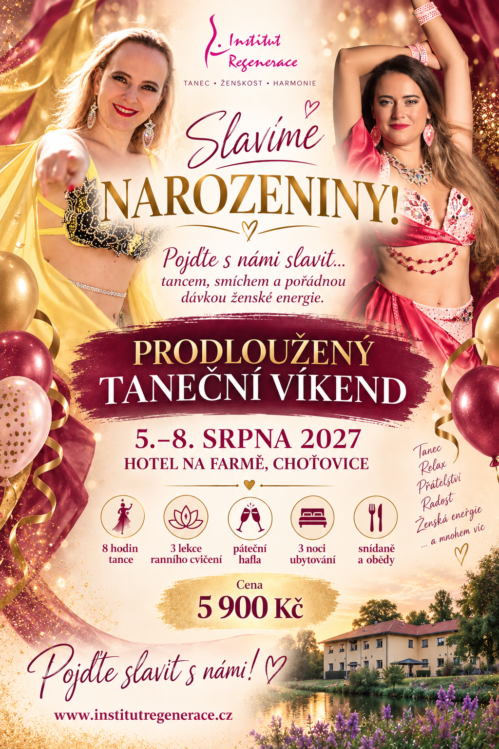 Prodloužený taneční víkend 5.8.-8.8.2027